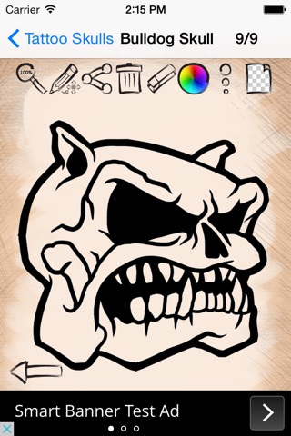 Let's Draw Tattoo Skulls screenshot 4