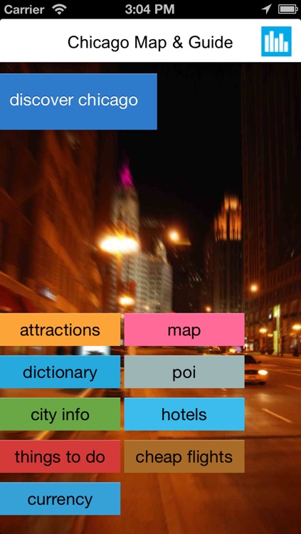 Chicago offline map, guide & hotels