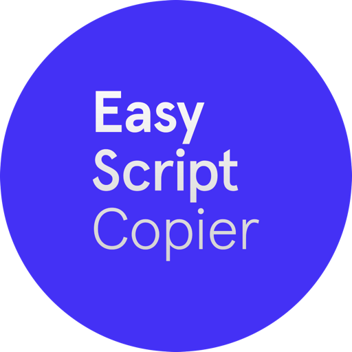 Easy Script Copier