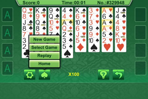 Card: Freecell screenshot 2