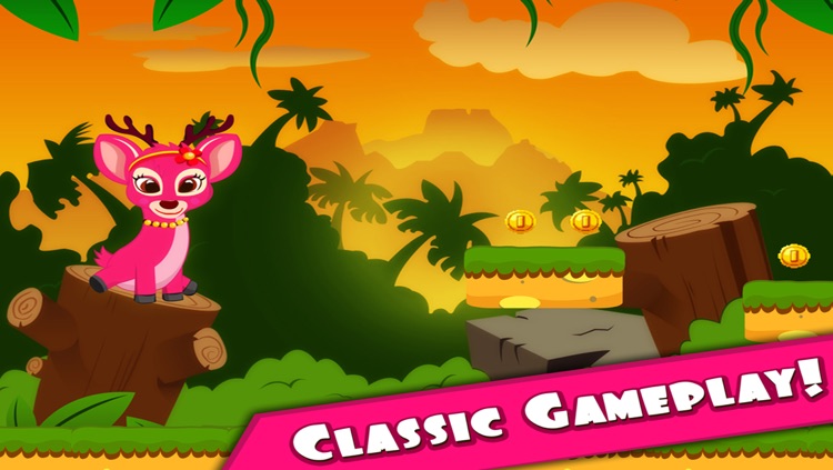 Dorine The Cute Deer In Jungle Land - Super Jump Adventure HD FREE