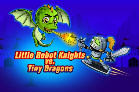 Little Robot Knights vs.Tiny Dragons - Kingdom Clash War (by Best Top Free Games) screenshot 3