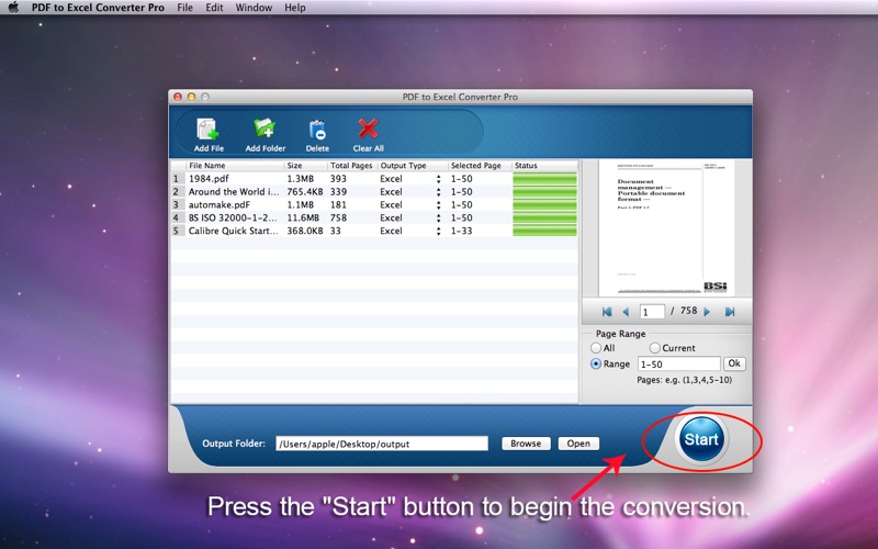 PDF to Excel Converter Pro thumbnail 3