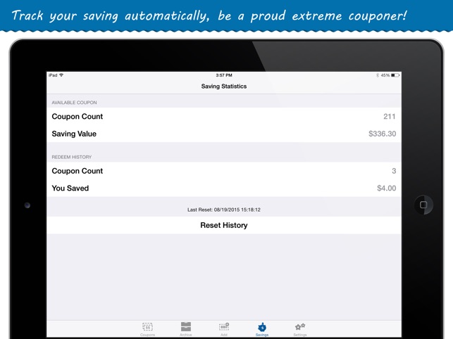 coupon tracker app
