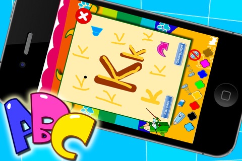 Write the alphabet for kids free screenshot 2