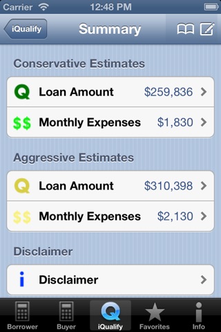 iQualify - Mortgage Calculator & Qualifier screenshot 2