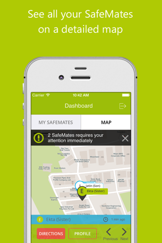 SafeMate: Real time location of your loved ones screenshot 3