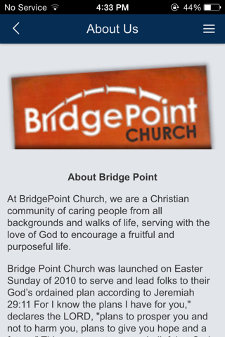 BridgePoint Church screenshot 3