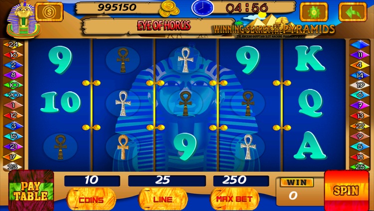 Winning Secret of the Pyramids : The Ancient Egyptian Slot Machine Pharaoh's Quest - Free Edition screenshot-3