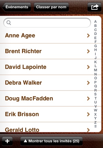 Guest List Organizer Lite screenshot 3