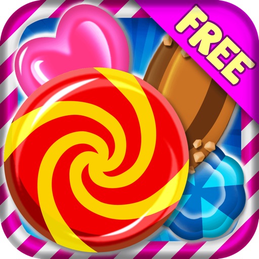 Candy Games Blitz Mania Free - Play Great Match 3 Game For Kids And Adults HD Icon