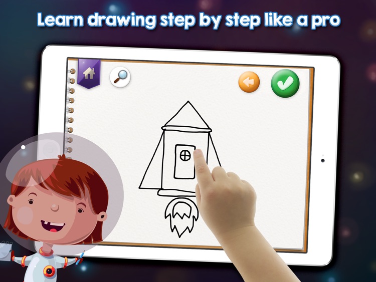 SketchPad - Learn to Draw Space