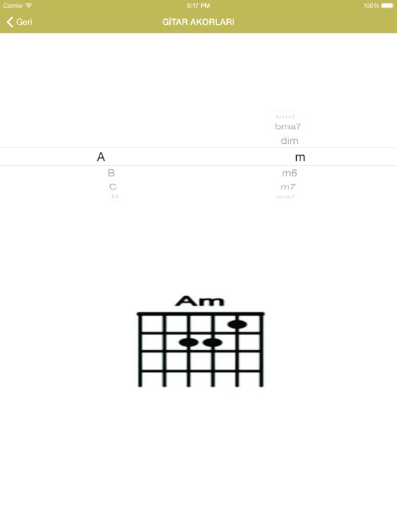 AkorAra for iPad - Güncel & Eski Gitar Akor,Tab,Sözleri screenshot-3