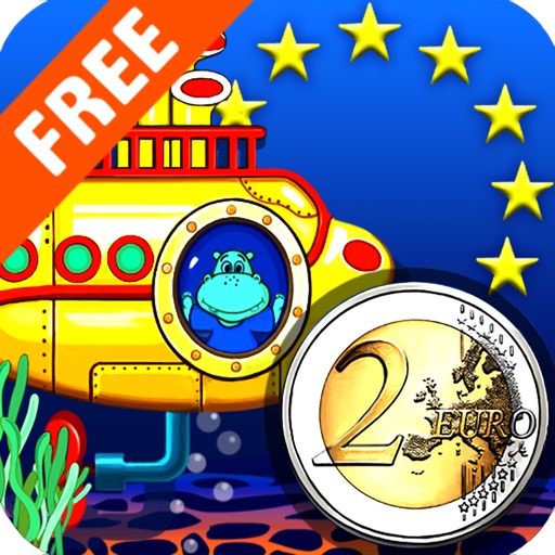 Euro€(LITE): Coin Math for kids, educational  learning games education icon