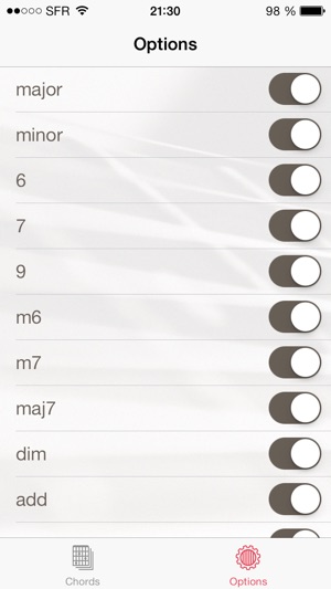 Dictionnaire complet d'accords pour guitare avec son(圖3)-速報App