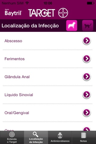 Target Vet - Guia Antimicrobiano screenshot 2