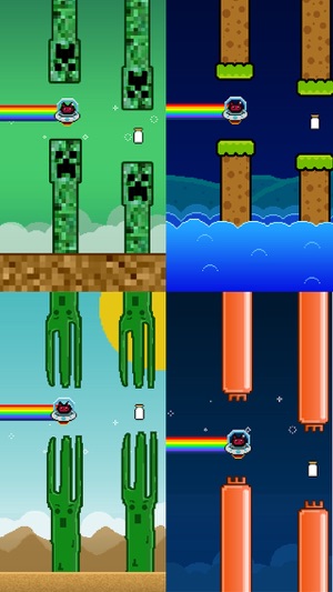 Flappy Rainbow Cat(圖2)-速報App