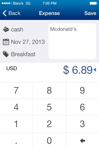 Banck (Cloud Expense Tracker) screenshot 3