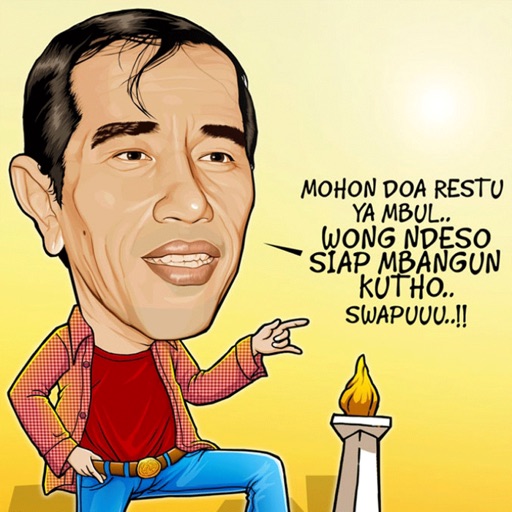Jokowi Flying icon
