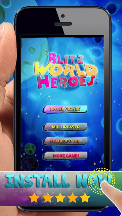 Blitz Jewel World Heroes - Hardest Swipe Quest Mania Mini Game 2014 screenshot-4