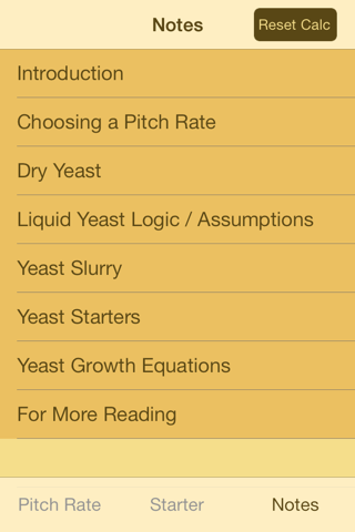 Yeast Pitch Rate and Starter Calculator screenshot 3