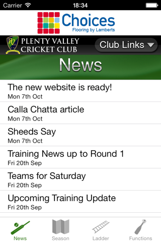Plenty Valley Cricket Club screenshot 2