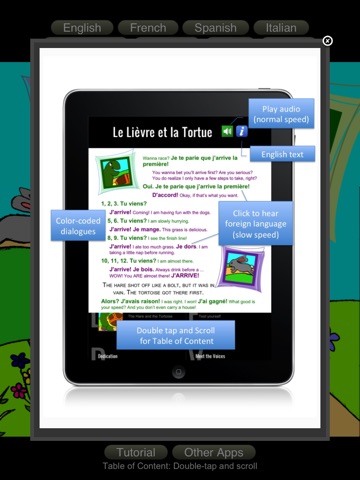 The Hare and the Tortoise - 7 Languages screenshot 2