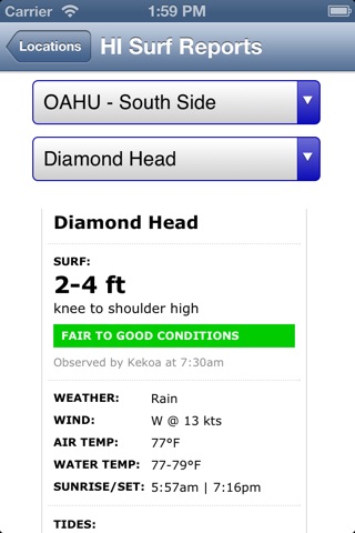 Hawaii Surf Reports screenshot 4