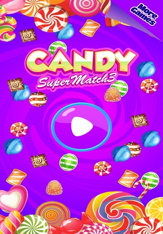 Candy Super Match 3 - A fun & addictive puzzle matching game screenshot 2