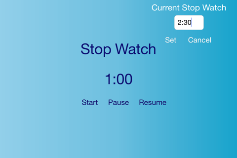 Setter Stop Watch for iPhone screenshot 2
