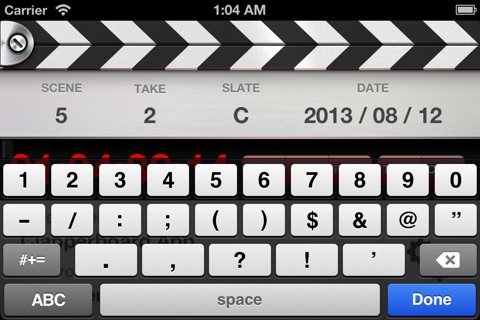 Clapperboard - Timecode Sync and Digital Video Slate screenshot 3