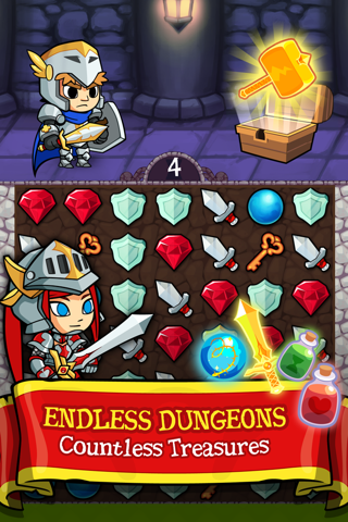 Puzzle Heroes - Fantasy RPG Adventure Game screenshot 3