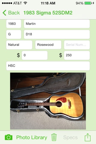 Guitar Collector screenshot 3