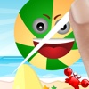 Beach Man Ball - The player is attacked on the beach by the balls, destroy all.