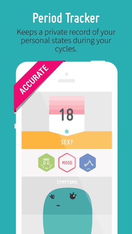 Period Tracker with Mood, Fertility & Birth Control Pill Diary with Reminder