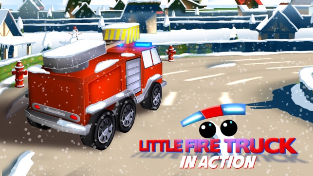 Little Fire Truck in Action - Driving Game With Cartoon Grap(圖3)-速報App