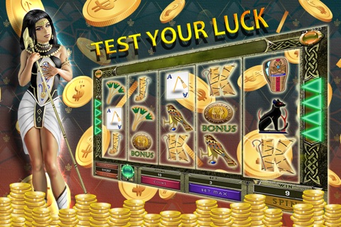 Ancient Egypt Slot Machine Casino - "The Way of Fire to Book of Ra" screenshot 2