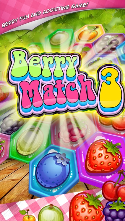 Berry Match Three FREE - A fun, yummy fruit switch-ing puzzle game!