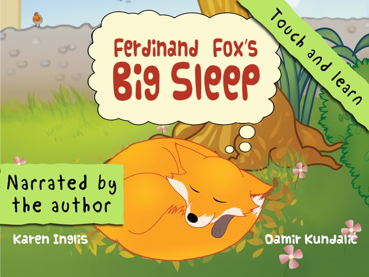 Ferdinand Fox’s Big Sleep - interactive rhyming story book app for kids