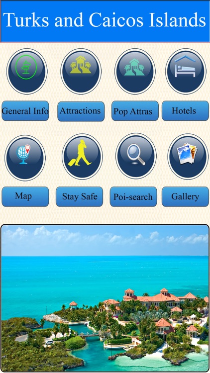 Turks and Caicos Islands Offline Map Travel Guide