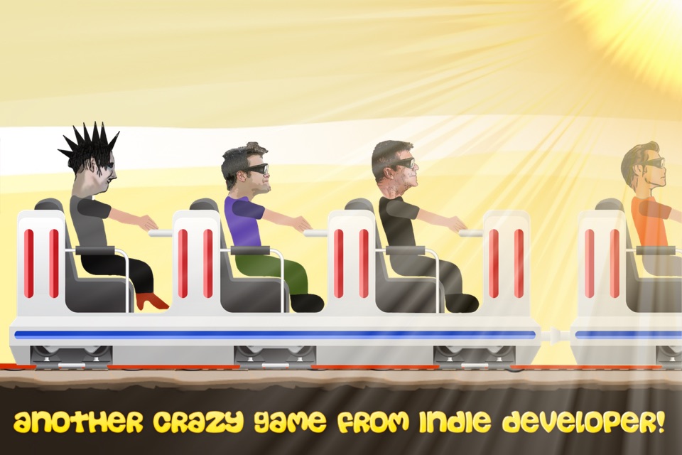 Celeb Rush - Crazy Ride with a Celebrity and the Roller Coaster screenshot 2