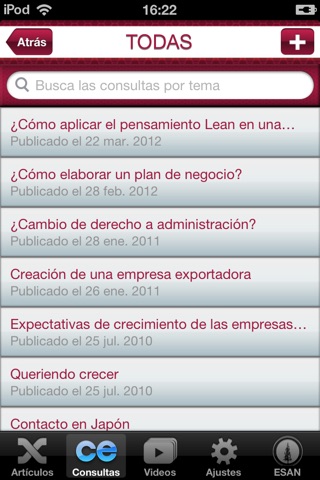 Conexión ESAN screenshot 2