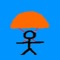 Stickmen are falling from the sky, can you save them