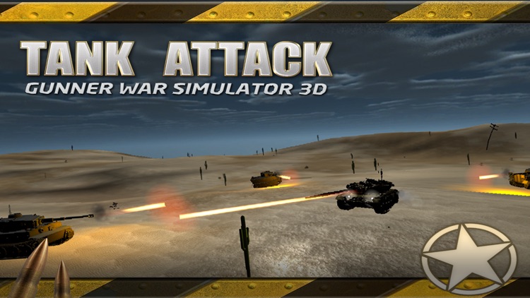 Tank Attack: Gunner War Simulator 3D