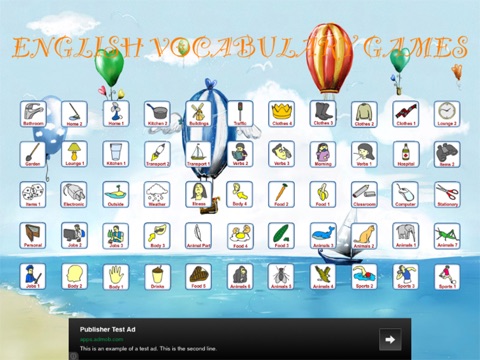 English Vocabulary Games: Fast Hands screenshot 3