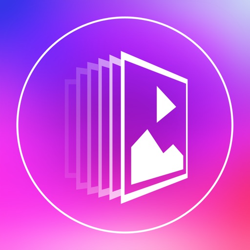 Slideshow Maker Square - Video Slideshow Generator with Photos Musics and Text Caption for Instagram icon