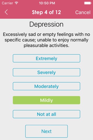 MedOptimizer™ Depression screenshot 2