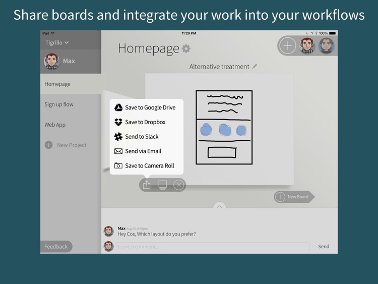 Quill - Collaborative Drawing and Wireframing for Teams screenshot-4