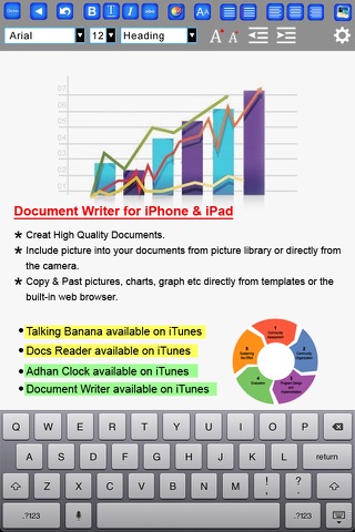 Document Maker - Create & Edit Rich Text Docs and Generate PDF screenshot 2