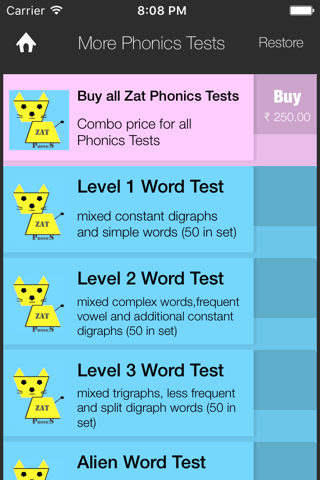 Zat Phonics Test screenshot 4